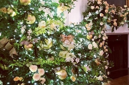 Ağ Evi sonuncu dəfə bəzədi - FOTOLAR